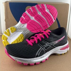 Asics Women's Black Pink Running Shoes